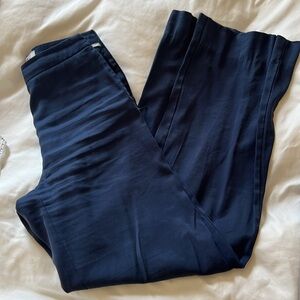 Navy MNG high-waisted wide leg